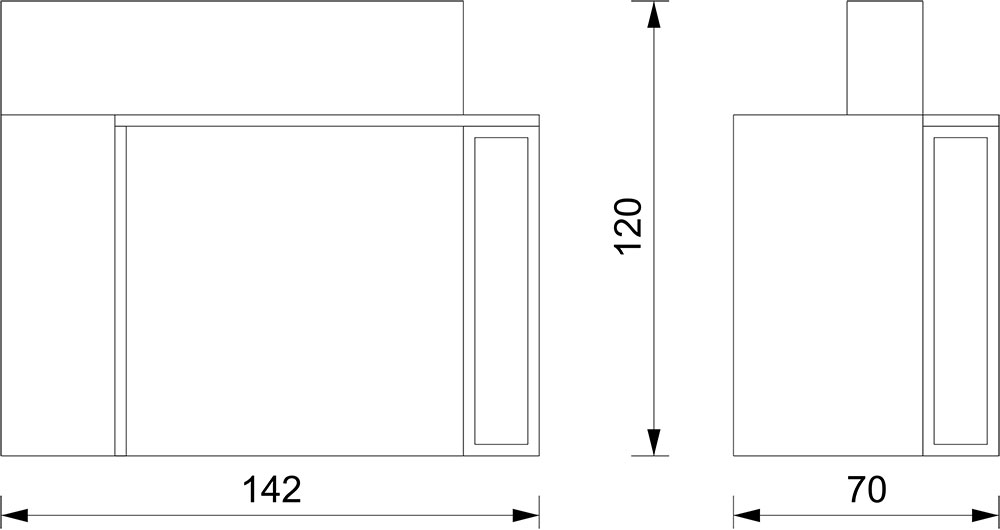 Muebles de recepción de escritorio industrial