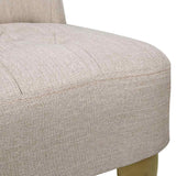 Fauteuil de style France crème tissu