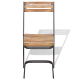 Chaises à manger lot de 6 bois de teck massif