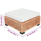 Ensemble de canapés 27 pcs Rotin naturel