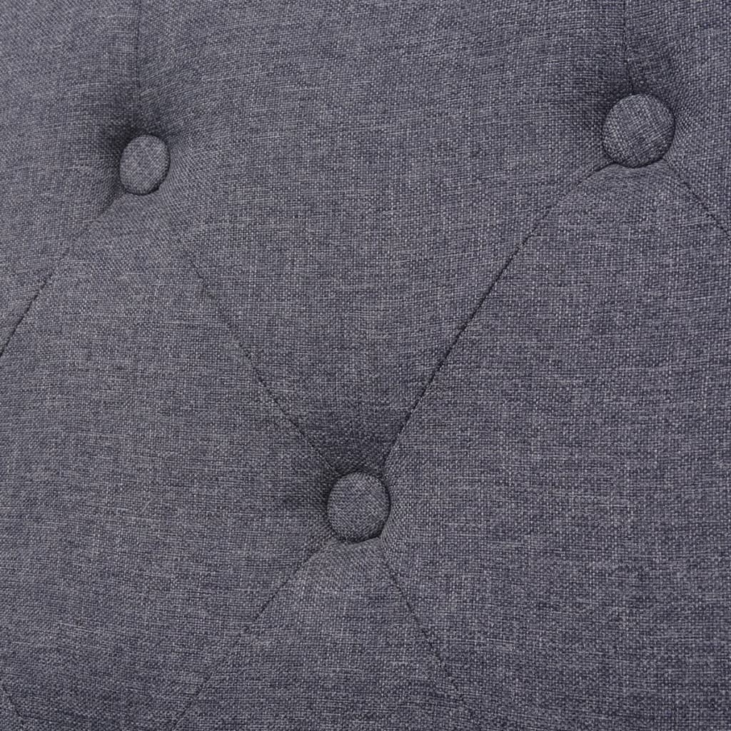 Canapé à 3 places tissu gris