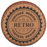 Tabourets de bar lot de 4 cuir véritable