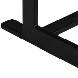 Banc à 2 places Bois de manguier massif et acier