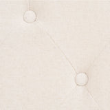 Ensemble de canapés 2 pcs tissu blanc crème