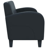 Ensemble de canapés 2 pcs cuir synthétique noir