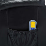 Fauteuil à bascule de massage Noir Similicuir