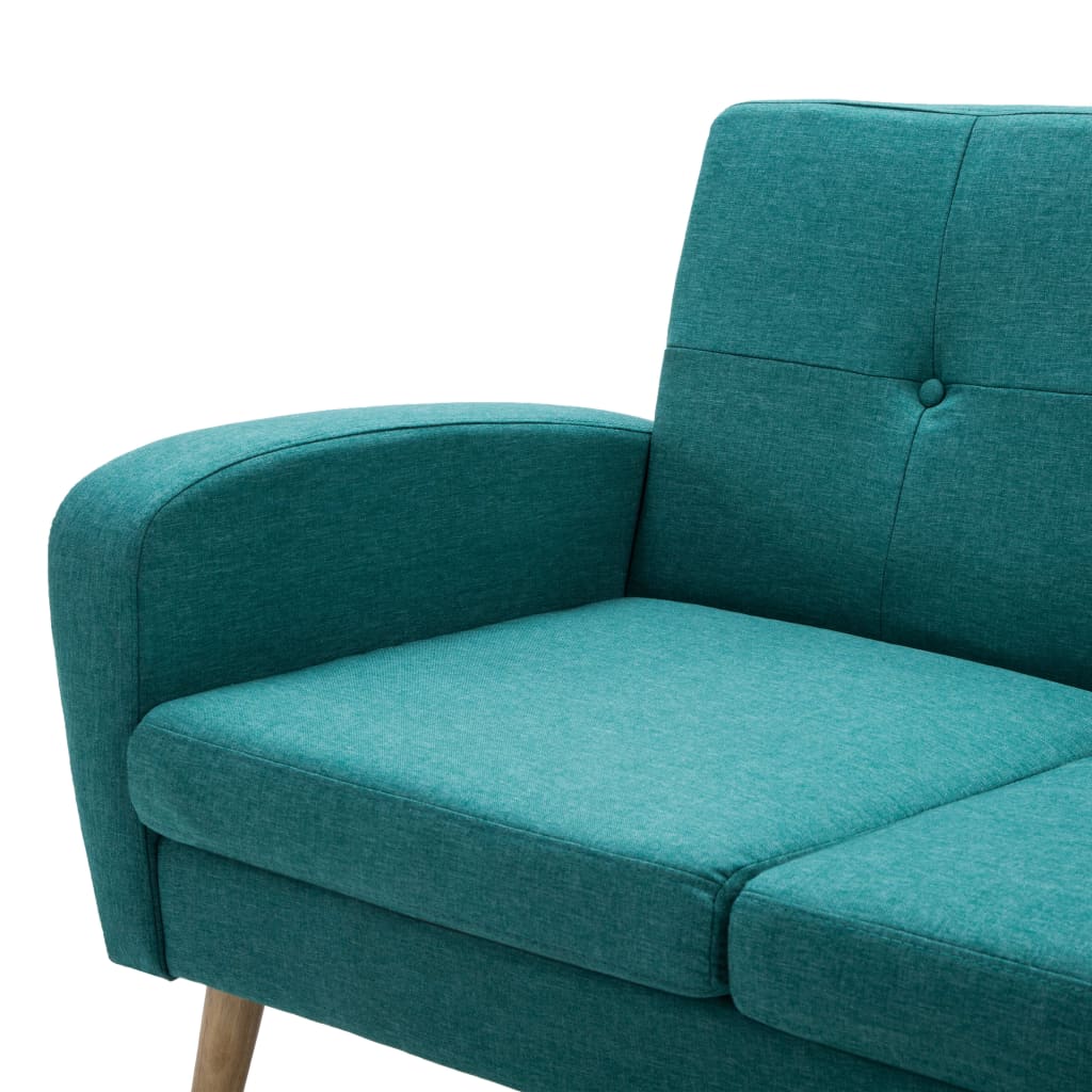 Canapé à 3 places Tissu Vert