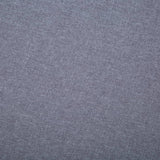 Canapé forme de L revêtement en tissu gris clair 186x136x79 cm