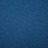 Canapé en forme de L revêtement en tissu 186x136x79 cm bleu