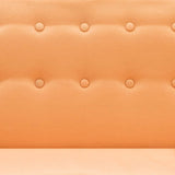 Canapé d'angle revêtement en tissu 171,5x138x81,5 cm orange