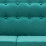 Canapé d'angle revêtement en tissu 171,5x138x81,5 cm vert