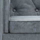 Fauteuil gris tissu