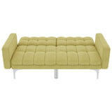 Canapé-lit Vert Tissu