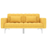 Canapé-lit Jaune Tissu