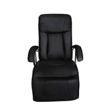 Fauteuil de massage Noir Similicuir