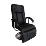 Fauteuil de massage Noir Similicuir