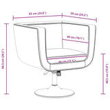 Tabouret de bar Blanc Similicuir