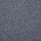 Canapé à 3 places Tissu Gris foncé