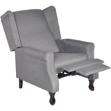 Fauteuil gris tissu