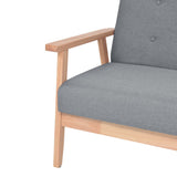 Fauteuil gris foncé tissu