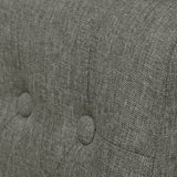 Chaises à manger lot de 2 gris clair tissu