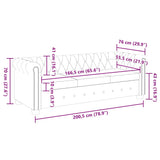 Canapé Chesterfield à 3 places cuir synthétique noir