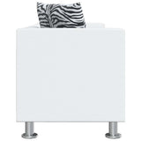 Ensemble de canapés 2 places et 3 places Cuir synthétique Blanc