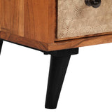 Commode à tiroirs 60x30x75 cm Bois d'acacia massif