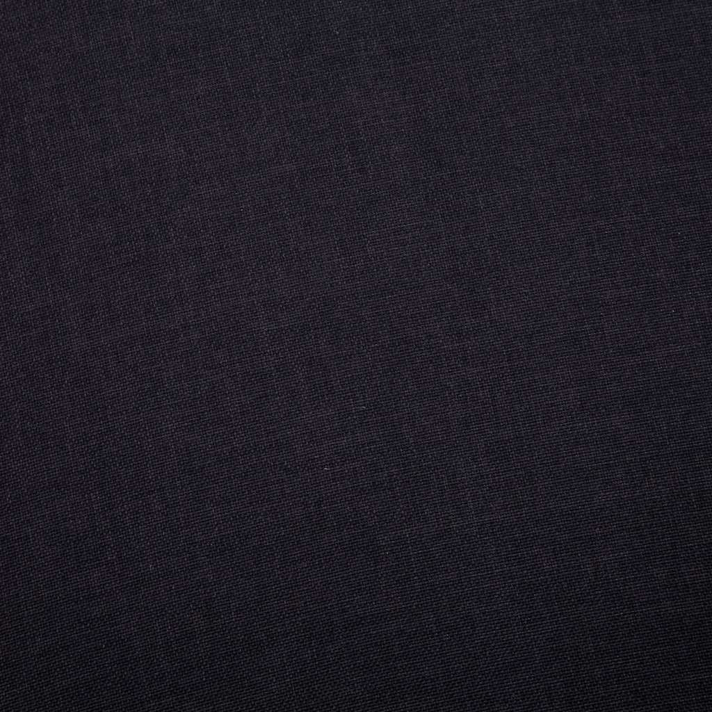 Canapé à 3 places Tissu Noir