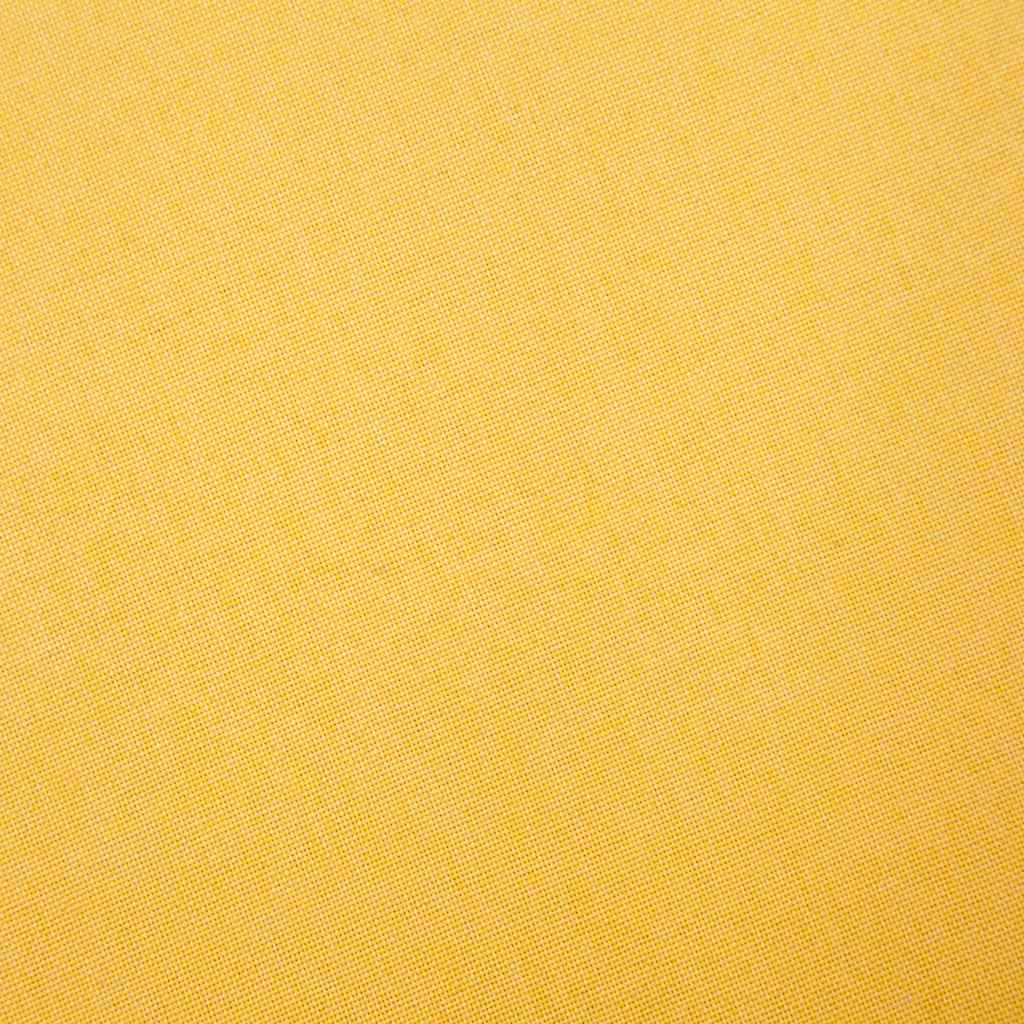 Canapé à 3 places Tissu Jaune