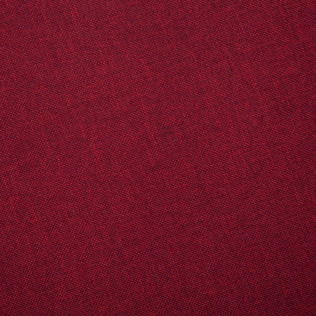 Canapé à 3 places tissu rouge bordeaux