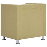 Fauteuil cube Vert Tissu