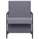 Fauteuil gris clair tissu