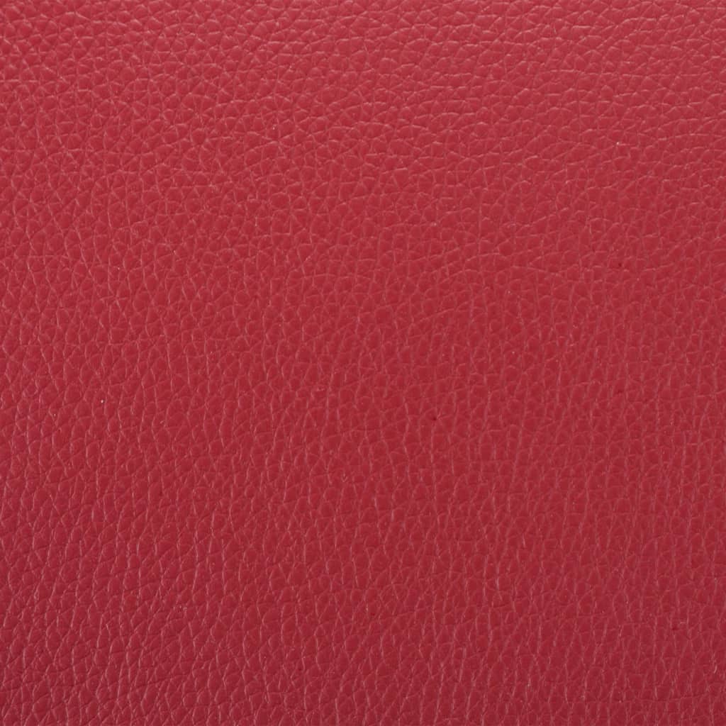 Fauteuil TV rouge bordeaux similicuir