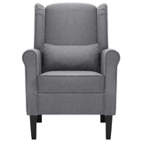 Fauteuil gris foncé tissu