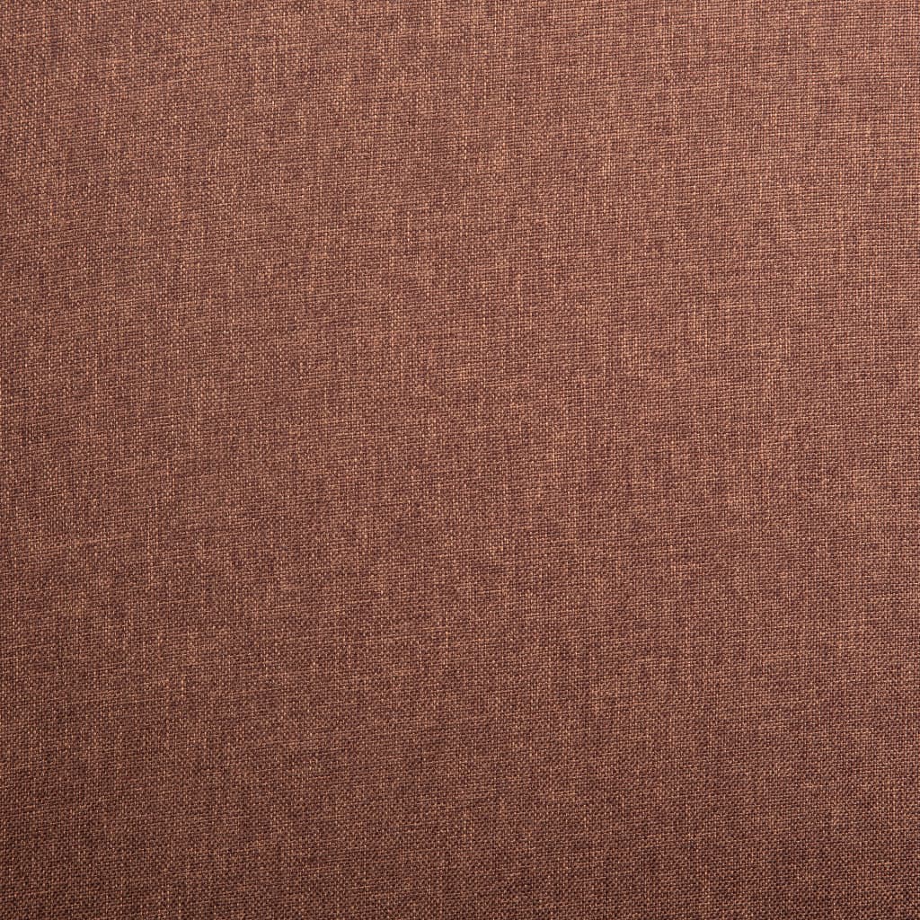 Fauteuil marron tissu