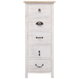 Armoire latérale 35x25x87 cm Bois de Paulownia