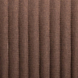 Chaises à manger lot de 4 marron tissu