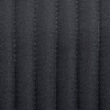 Chaises à manger lot de 6 noir tissu