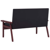 Ensemble de canapés 2 pcs noir similicuir