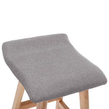Chaise de bar Gris clair Tissu
