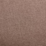 Tabourets de bar lot de 2 taupe tissu