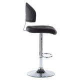 Tabouret de bar Noir Similicuir