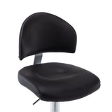 Tabouret de bar Noir Similicuir