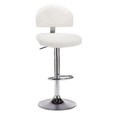 Tabouret de bar Blanc Similicuir