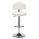 Tabouret de bar Blanc Similicuir