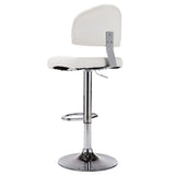 Tabouret de bar Blanc Similicuir