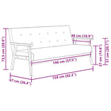 Ensemble de canapés 3 pcs Noir Similicuir