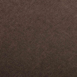 Tabourets de bar lot de 2 marron tissu