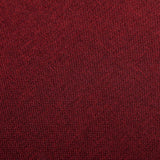 Tabourets de bar lot de 2 rouge bordeaux tissu